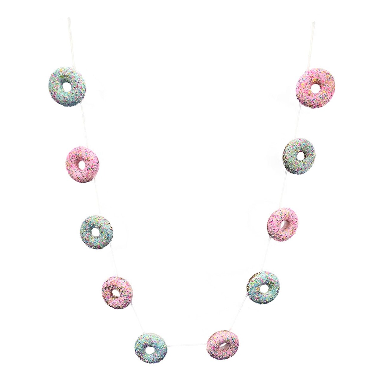 64" Christmas Donut Garland - Sweet Holiday Decoration